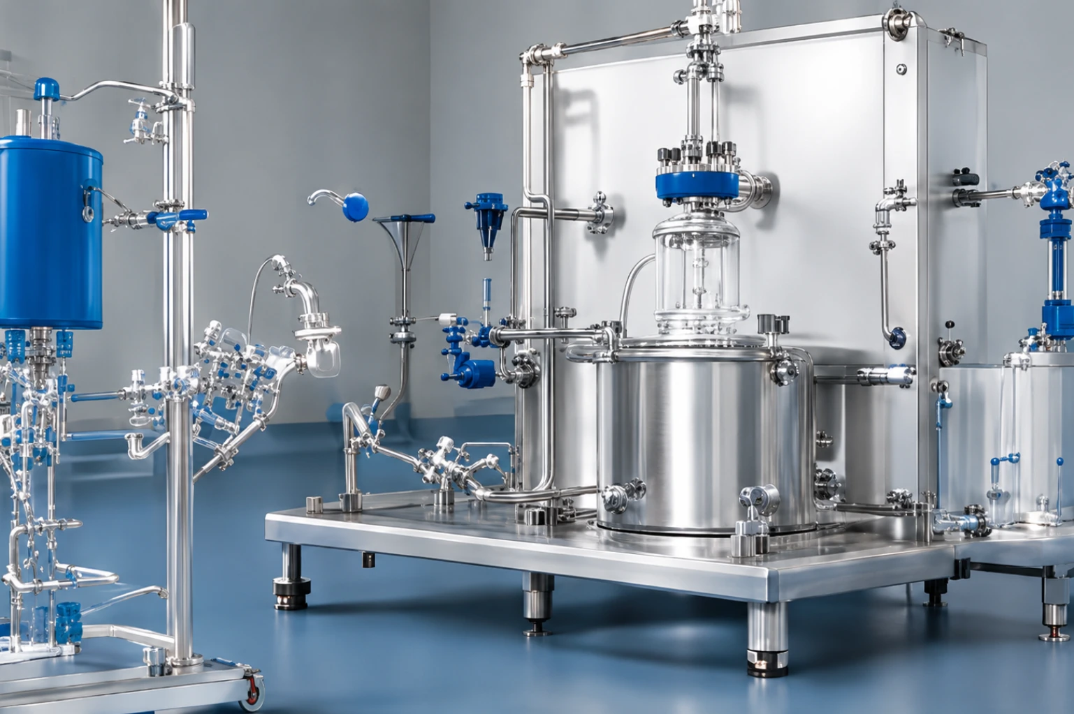 Downstream Purification chromatography and TFF assembly