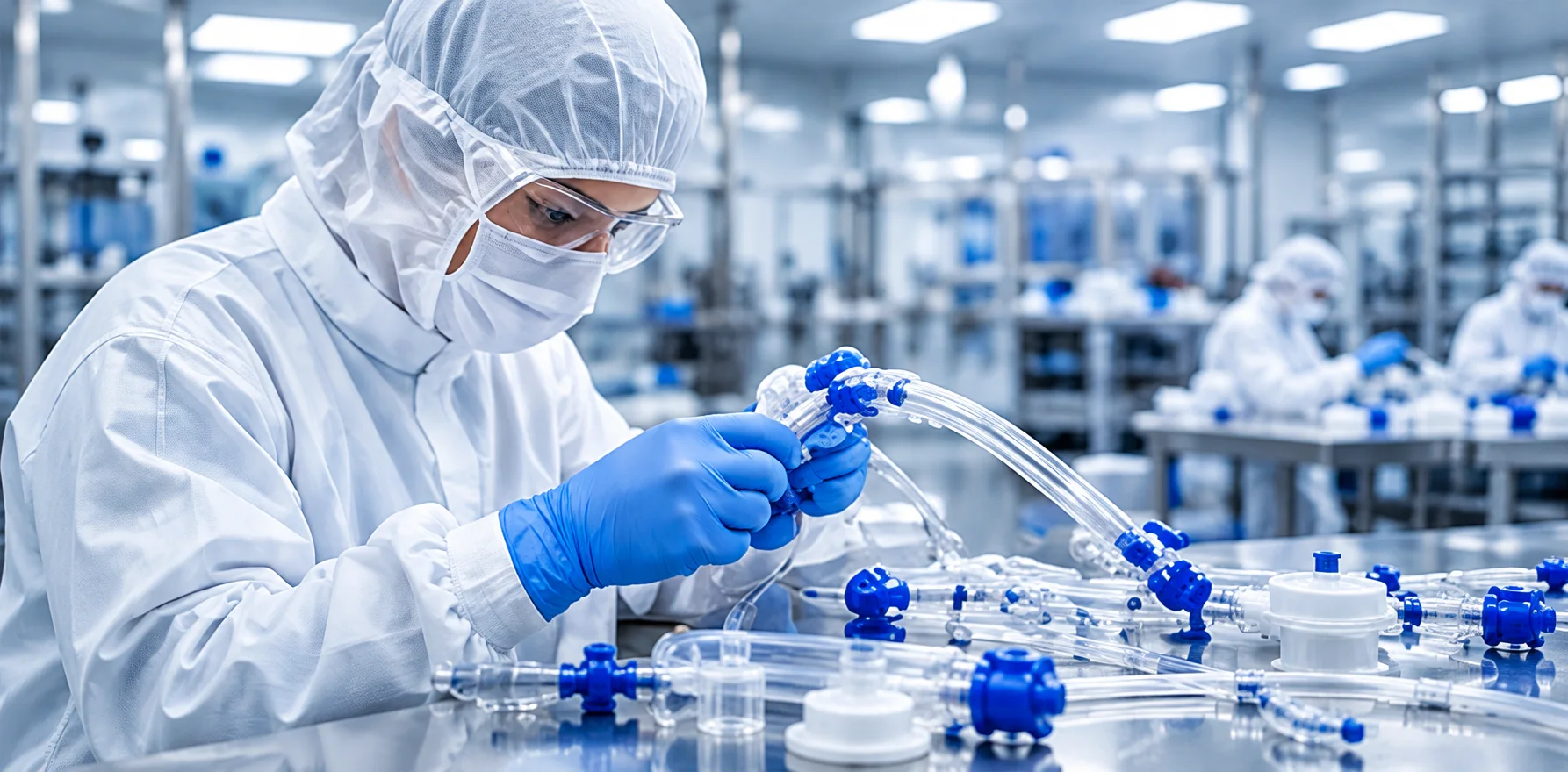 Single-use bioprocess assemblies built in the BPSSU cleanroom